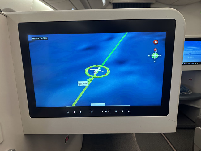 Air Mauritius | A350-900 | Business Class | Route Map