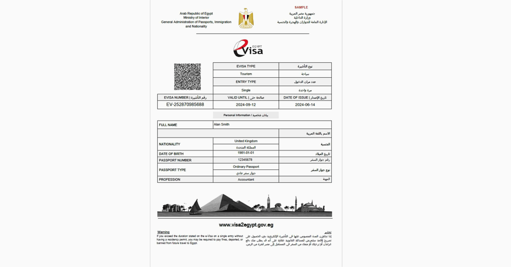 e-Visa Application | Egypt | STEP 9