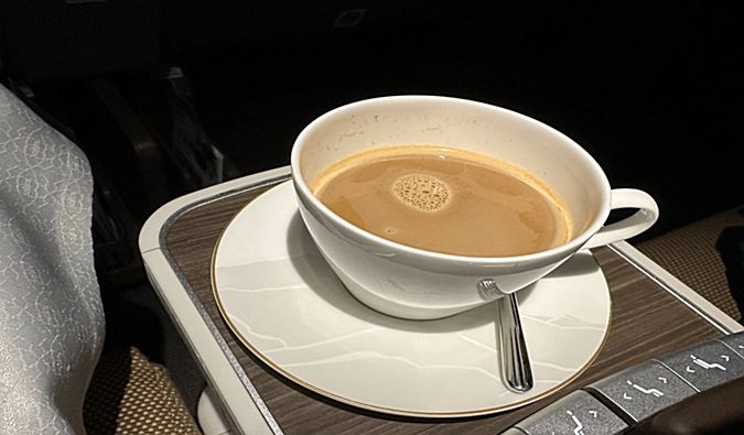 Oman Air | Business Class | Karak Tea