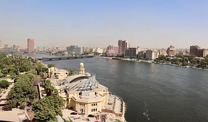 Cairo skyline and the river Nile