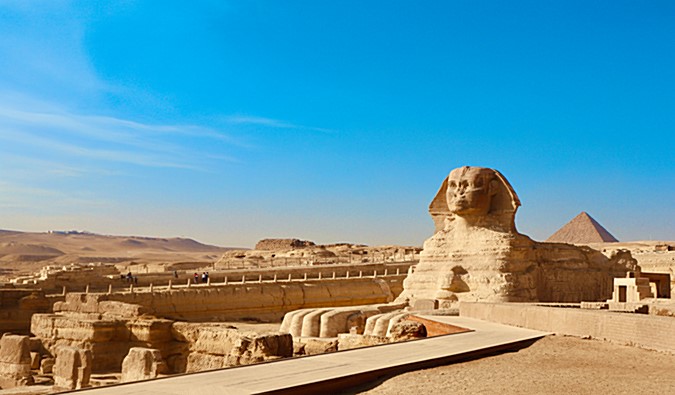 Majestic Sphinx of Giza in Egypt