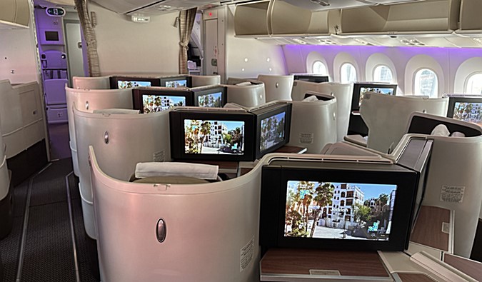 Saudia Business Class Cabin 787-10